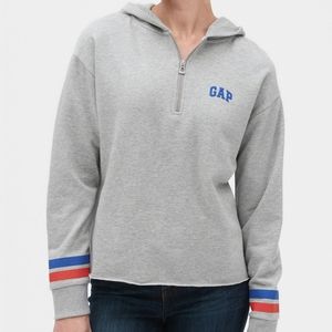 Gap Logo Half-zip Hoodie in french terry